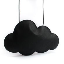 Lade das Bild in den Galerie-Viewer, Umhängetasche Wolke aus schwarzem Kork
